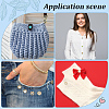 39Pcs Flower & Flat Round ABS Plastic with Alloy Lapel Pin Backs for Backpack Clothes JEWB-GF0001-55-5