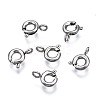 Tarnish Resistant 304 Stainless Steel Spring Ring Clasps X-STAS-S117-016A-1