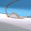 2Pcs 316 Surgical Stainless Steel Matching Sun Pendant Necklaces JN1041A-4