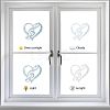 Waterproof PVC Colored Laser Stained Window Film Adhesive Stickers DIY-WH0256-048-4