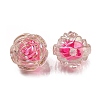 UV Plating Rainbow Iridescent Acrylic Beads OACR-P010-20G-2