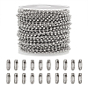 304 Stainless Steel Ball Chains CHS-CJ0001-26-1
