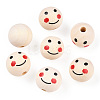 Unfinished Natural Wood Beads WOOD-N016-25mm-01-1