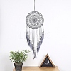 Woven Web/Net with Feather Wall Hanging Decorations PW-WG80788-01-3