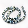 Electroplate Non-magnetic Synthetic Hematite Bead Strands G-F300-44-07-2