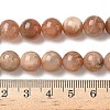 Round Natural Multi-Moonstone Beads Strands G-I176-09-10mm-02-2