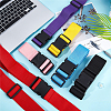 CRASPIRE 6Pcs 6 Colors Polyester Adjustable Luggage Straps FIND-CP0001-21-5