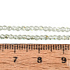 Transparent Glass Beads Strands EGLA-N028-01A-A02-5