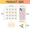 8 Sheets Plastic Waterproof Self-Adhesive Picture Stickers DIY-WH0428-001-2