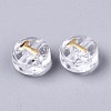 Transparent Clear Acrylic Beads TACR-S150-02B-06-3