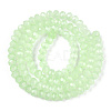 Baking Paint Imitation Jade Glass Bead Strands DGLA-A034-J8MM-A03-2