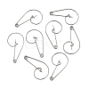 Iron Brooch Findings IFIN-K028-01P-2