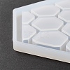DIY Bee and Honeycomb Shape Coaster Silicone Molds DIY-K044-01-6