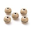 Brass Micro Pave Cubic Zirconia Beads KK-C071-08G-2