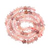 Natural Quartz Beads Strands G-H087-C09-01-3