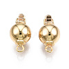 Brass Box Clasps X-KK-S356-339-NF-1