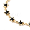 Alloy Enamel Star Link Chain Bracelets & Necklaces Jewelry Sets SJEW-JS01140-9