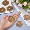 6Pcs Brass Handle Washers DIY-FH0010-54A-AB-3