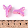 UV Plating Opaque Acrylic Beads PACR-ZX018-04Y-3