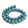 Baking Paint Glass Beads Strands GL-CBA8F4B-02H-3