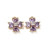 Valentine's Day Brass Micro Pave Cubic Zirconia Charms KK-P355-10G-1