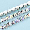 Brass Rhinestone Strass Chains CHC-T001-SS28-02S-1