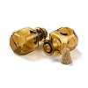 Square Glass Cork Bottles Ornament GLAA-D002-04G-2