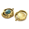 Dyed Synthetic Turquoise Pendants STAS-H438-10G-03-2