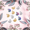 24Pcs 3 Colors 304 Stainless Steel Pendants STAS-DC0013-13-5
