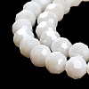 Electroplate Opaque Glass Beads Strands EGLA-A035-P8mm-A01-3