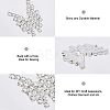 20Pcs 2 Styles Alloy Rhinestone Cabochons FIND-CA0006-51-5