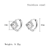 Cubic Zirconia Hoop Earrings VX9431-11-1