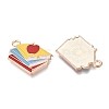 Back to School Alloy Enamel Pendants ENAM-Q004-01KCG-24-2