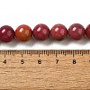 Dyed Natural Malaysia Jade Beads Strands G-G021-02C-17-3