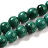 Natural Malachite Beads Strands G-F571-27A1-7mm-1