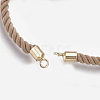 Cotton Cord Bracelet Making KK-F758-03C-G-2