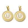 Ion Plating(IP) 304 Stainless Steel Pendants STAS-I204-U-G-1