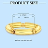 CCB Plastic Curved Tube Beaded Stretch Bracelets for Women BJEW-SW001583-02-2