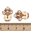 Christmas Alloy Enamel Pendants FIND-I067-02KCG-01-3