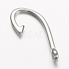 Non-Tarnish 304 Stainless Steel Hook Clasps STAS-E133-100P-2