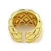 Brass Cuff Rings for Women RJEW-E294-02G-01-3