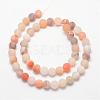 Natural Druzy Geode Agate Bead Strands G-K166-09-8mm-02-2