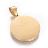 304 Stainless Steel Enamel Pendants STAS-E439-90U-G-2