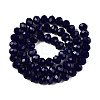 Opaque Solid Color Imitation Jade Glass Beads Strands EGLA-A044-P8mm-D07-3