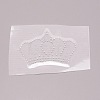 Crown Glitter Hotfix Rhinestone DIY-WH0268-06-1