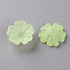 Transparent Frosted Acrylic Bead Caps X-MACR-S371-04A-728-2