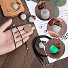 DIY Acorn Locket Necklace Making Kit WOOD-SC0001-60-3