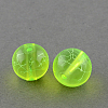 Drawbench Transparent Glass Beads Strands GLAD-Q012-6mm-07-1