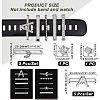 10Pcs Moon & Letter Alloy Watch Band Charms FIND-NB0003-20-2