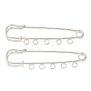 Iron Safety Pins Brooch Findings RN-CBAB9AC-01P-1